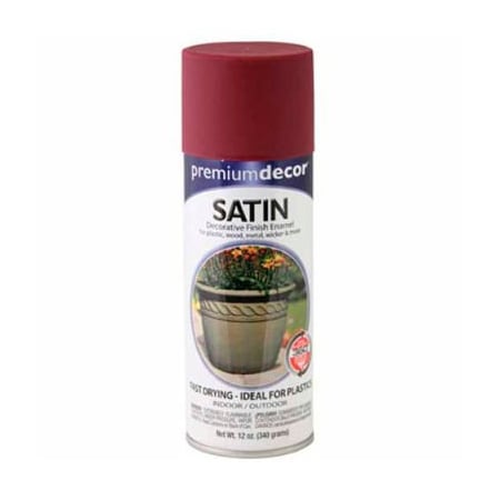 General Paint Spray Paint, Burgundy, Satin, 12 oz 705253